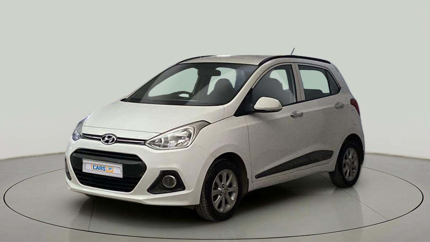 2014 Hyundai Grand i10 ASTA AT 1.2 KAPPA VTVT, Petrol, Automatic, 36,819 km, Left Front Diagonal