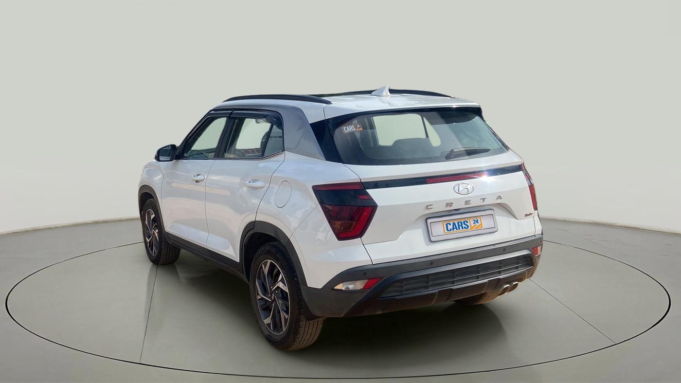 2022 Hyundai Creta SX (O) 1.4 TURBO DCT, Petrol, Automatic, 21,100 km, Left Back Diagonal