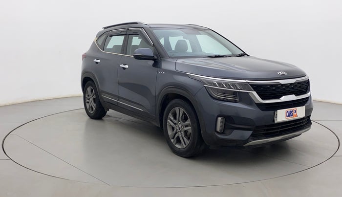 2020 KIA SELTOS HTX IVT 1.5 PETROL, Petrol, Automatic, 58,433 km, Right Front Diagonal