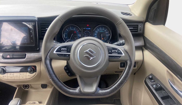 2023 Maruti Ertiga ZXI+ AT SHVS, Petrol, Automatic, 11,045 km, Steering Wheel Close Up