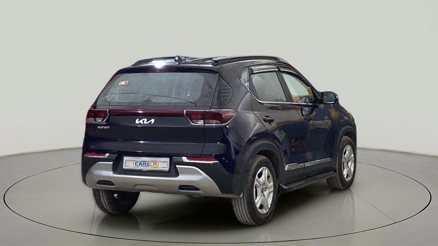 2023 KIA SONET HTK PLUS 1.2, Petrol, Manual, 7,907 km, Right Back Diagonal