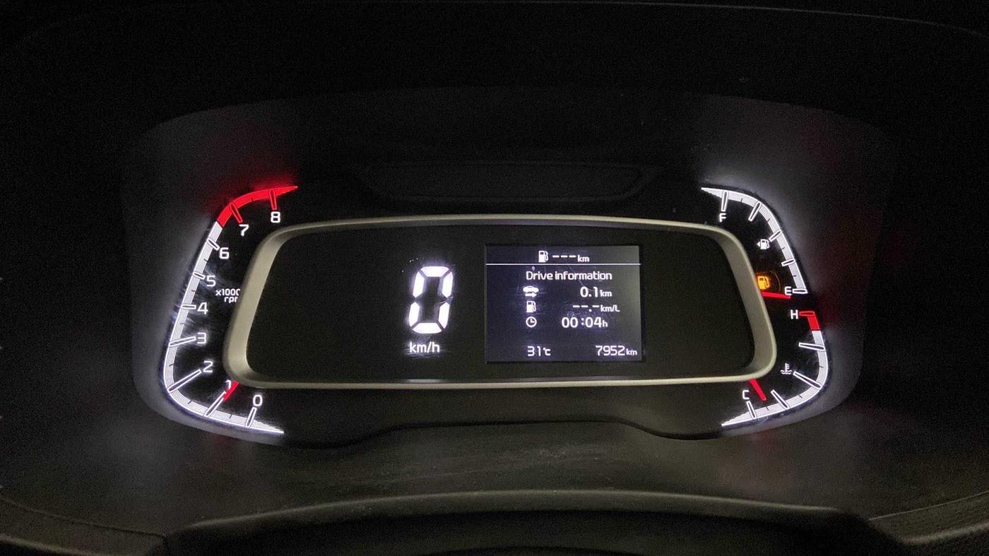 2023 KIA SONET HTK PLUS 1.2, Petrol, Manual, 7,907 km, Odometer Image