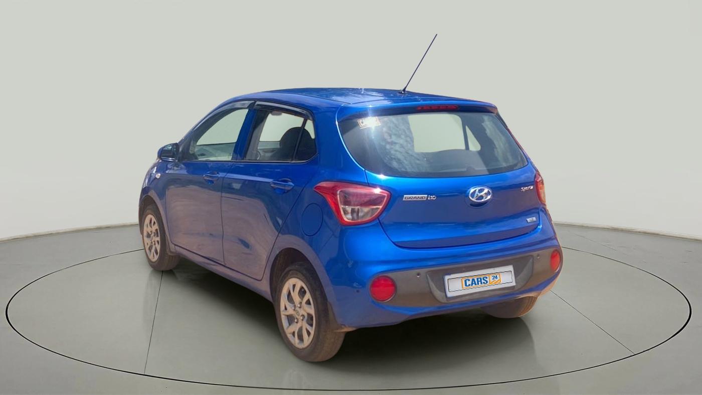 2018 Hyundai Grand i10 SPORTZ 1.2 KAPPA VTVT, Petrol, Manual, 31,851 km, Left Back Diagonal