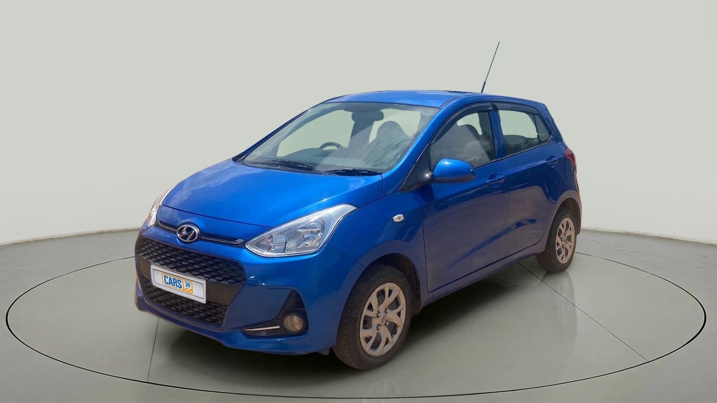 2018 Hyundai Grand i10 SPORTZ 1.2 KAPPA VTVT, Petrol, Manual, 31,851 km, Left Front Diagonal