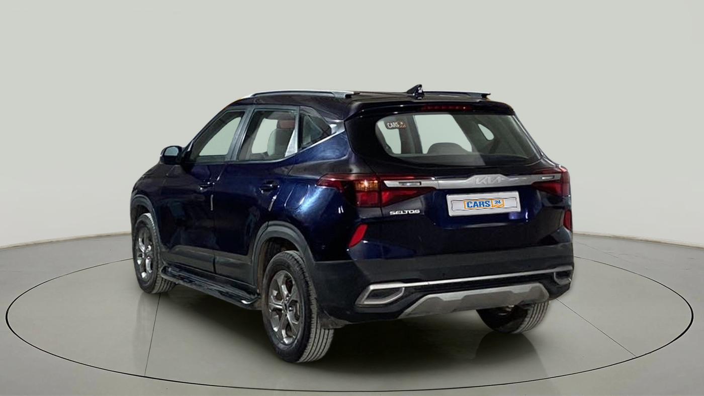 2022 KIA SELTOS HTK PLUS 1.5 IMT, Petrol, Manual, 14,160 km, Left Back Diagonal
