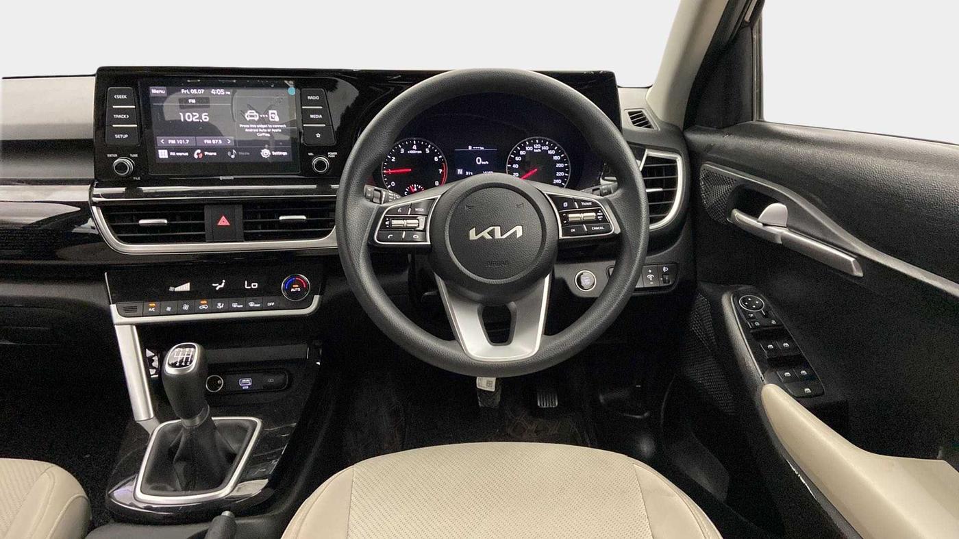 2022 KIA SELTOS HTK PLUS 1.5 IMT, Petrol, Manual, 14,160 km, Steering Wheel Close Up