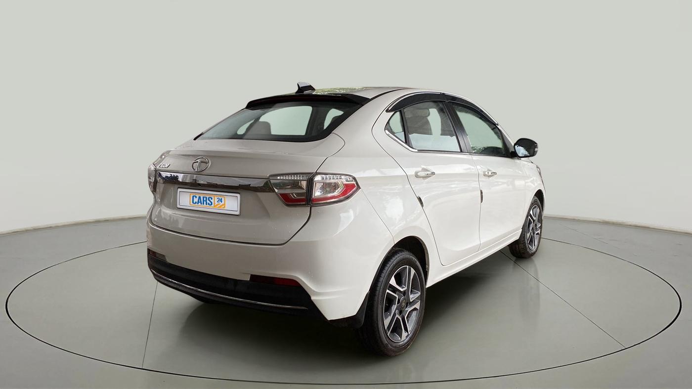 2021 Tata TIGOR XZA PLUS PETROL, Petrol, Automatic, 37,428 km, Right Back Diagonal