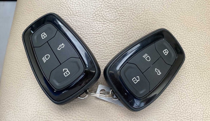 2021 Tata TIGOR XZA PLUS PETROL, Petrol, Automatic, 37,428 km, Key Close Up