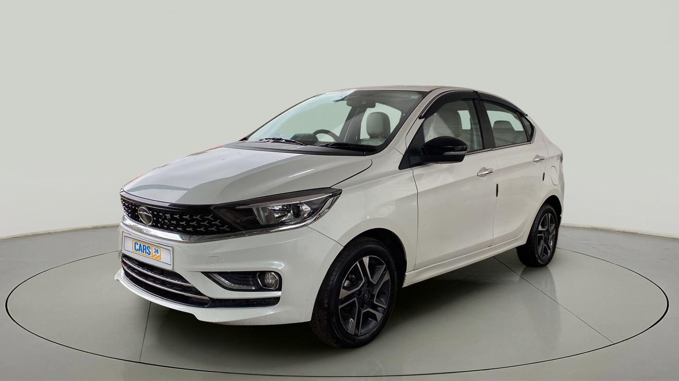 2021 Tata TIGOR XZA PLUS PETROL, Petrol, Automatic, 37,428 km, Left Front Diagonal
