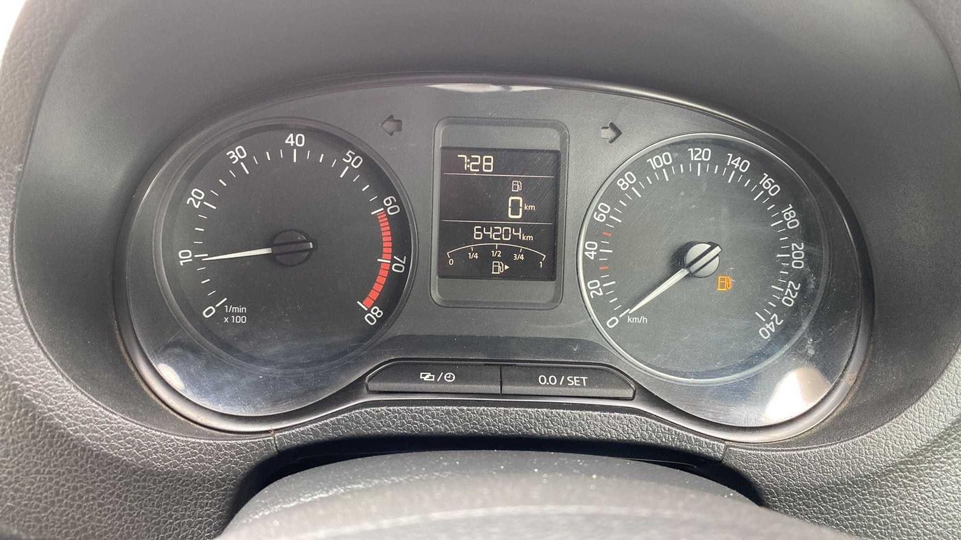 2020 Skoda Rapid STYLE TSI, Petrol, Manual, 64,338 km, Odometer Image