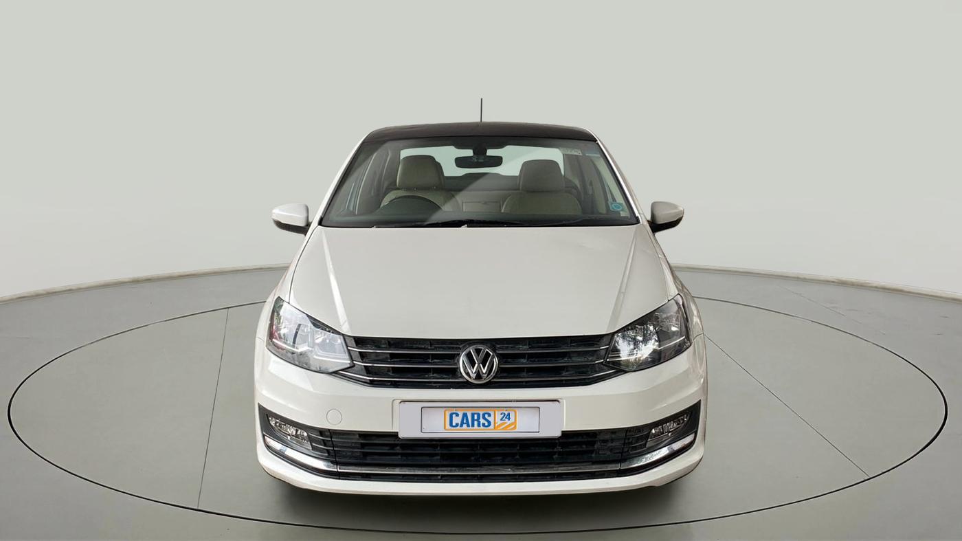 2017 Volkswagen Vento HIGHLINE PETROL AT, Petrol, Automatic, 95,278 km, Front
