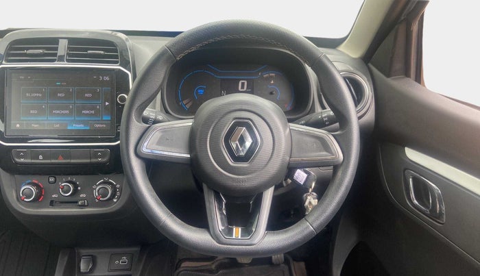 2022 Renault Kwid RXT 1.0 AMT (O), Petrol, Automatic, 19,430 km, Steering Wheel Close Up