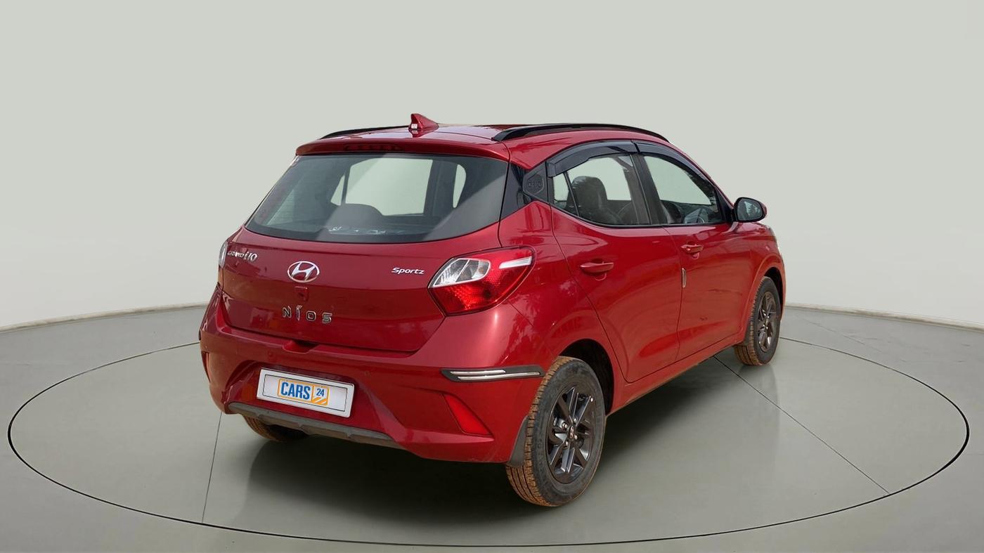 2020 Hyundai GRAND I10 NIOS SPORTZ 1.2 KAPPA VTVT, Petrol, Manual, 17,882 km, Right Back Diagonal