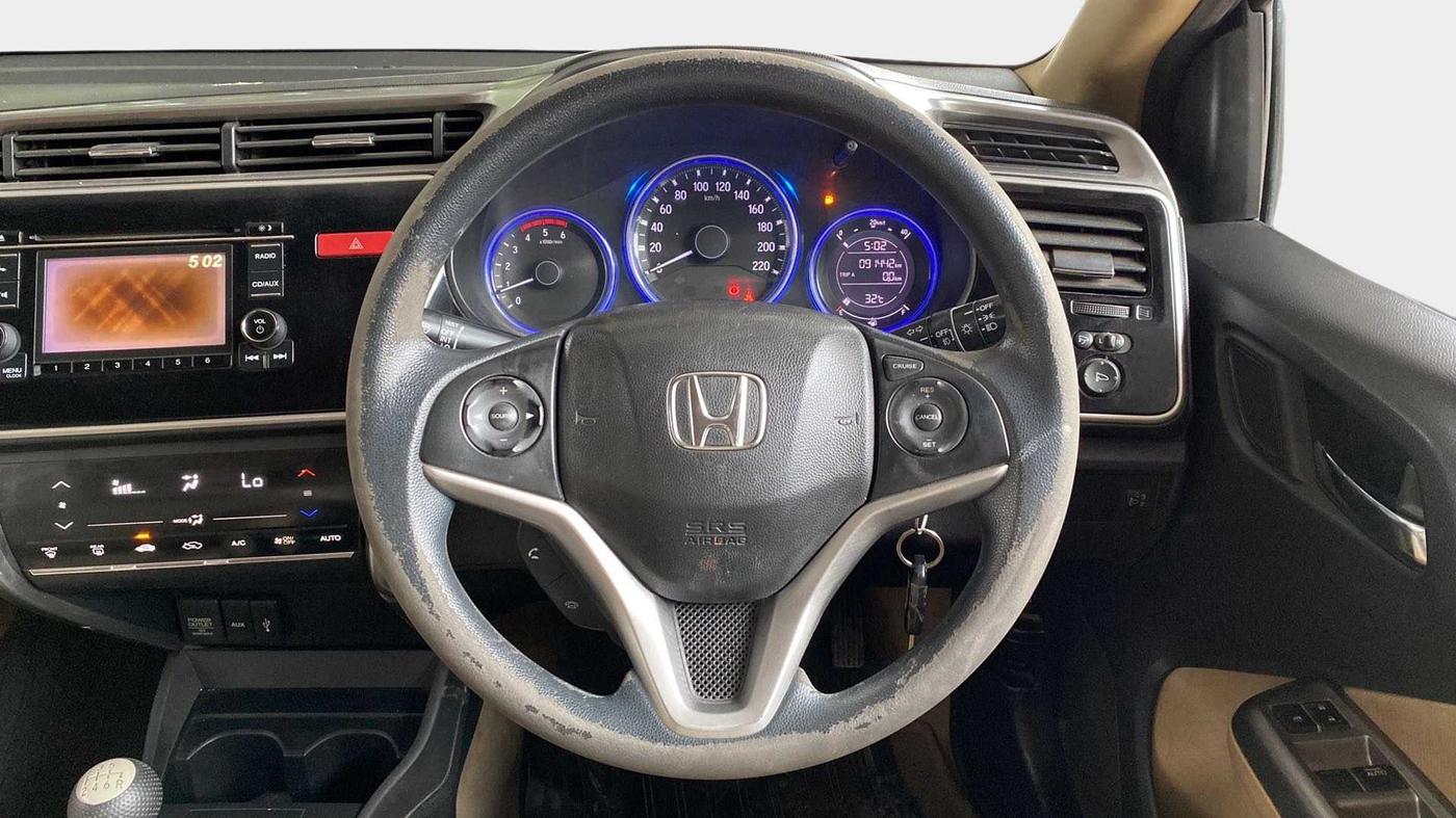 2015 Honda City 1.5L I-DTEC V, Diesel, Manual, 91,658 km, Steering Wheel Close Up