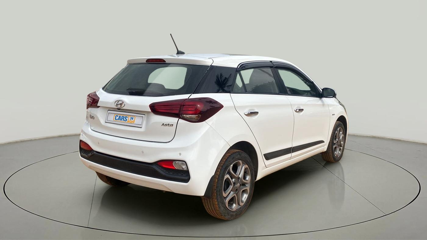 2019 Hyundai Elite i20 ASTA (O) CVT, Petrol, Automatic, 23,570 km, Right Back Diagonal