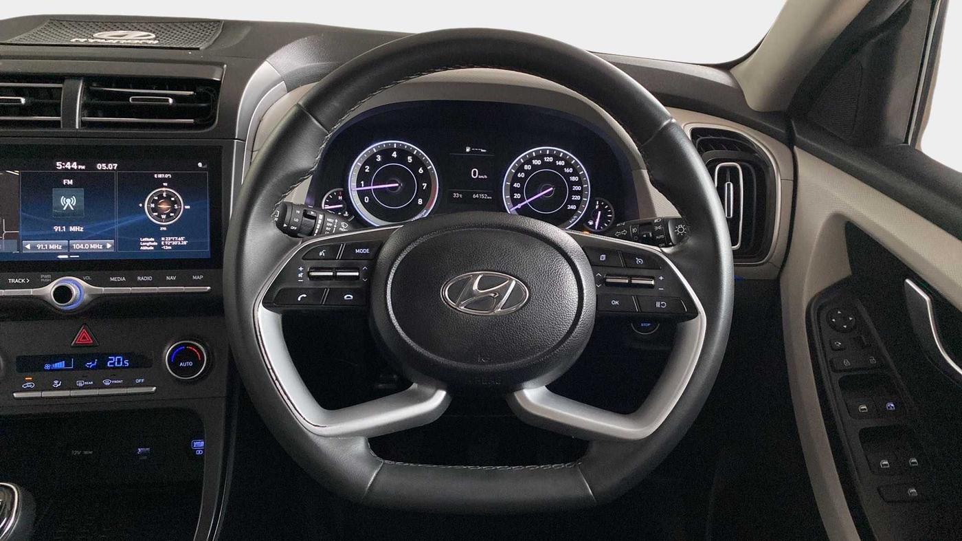 2020 Hyundai Creta SX 1.5 PETROL, Petrol, Manual, 64,149 km, Steering Wheel Close Up