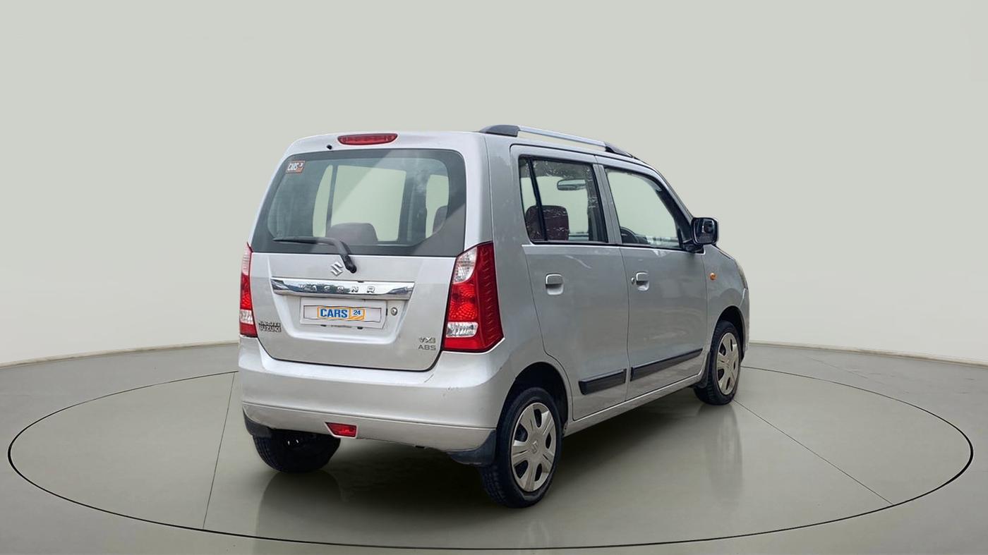 2015 Maruti Wagon R 1.0 VXI, Petrol, Manual, 43,688 km, Right Back Diagonal