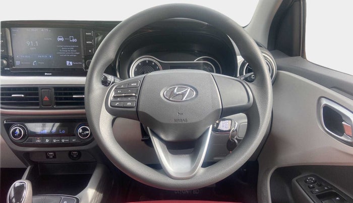 2019 Hyundai GRAND I10 NIOS SPORTZ AMT 1.2 KAPPA VTVT, Petrol, Automatic, 12,878 km, Steering Wheel Close Up