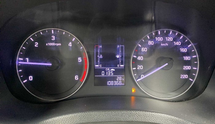 2017 Hyundai Creta SX PLUS 1.6 DIESEL, Diesel, Manual, 1,08,343 km, Odometer Image