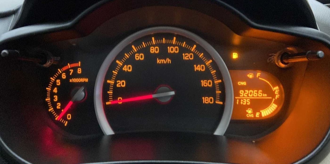 2018 Maruti Celerio VXI CNG, CNG, Manual, 92,055 km, Odometer Image