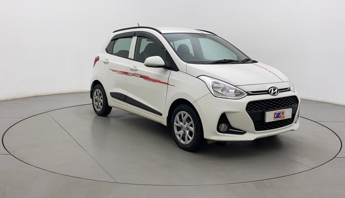 2018 Hyundai Grand i10 SPORTZ 1.2 KAPPA VTVT, Petrol, Manual, 47,062 km, Right Front Diagonal