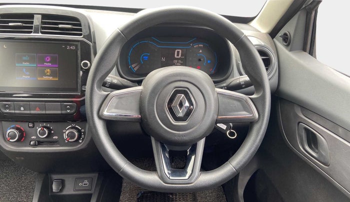 2021 Renault Kwid RXT 1.0 AMT (O), Petrol, Automatic, 10,797 km, Steering Wheel Close Up