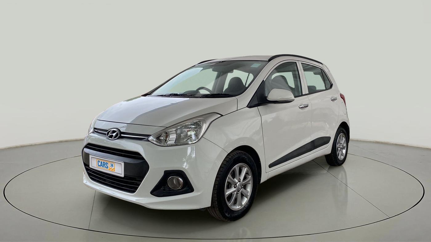 2015 Hyundai Grand i10 ASTA AT 1.2 KAPPA VTVT, Petrol, Automatic, 69,295 km, Left Front Diagonal