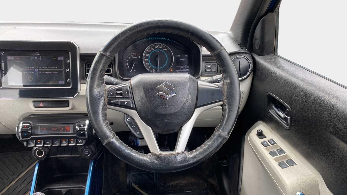 2017 Maruti IGNIS ALPHA 1.2, Petrol, Manual, 34,518 km, Steering Wheel Close Up
