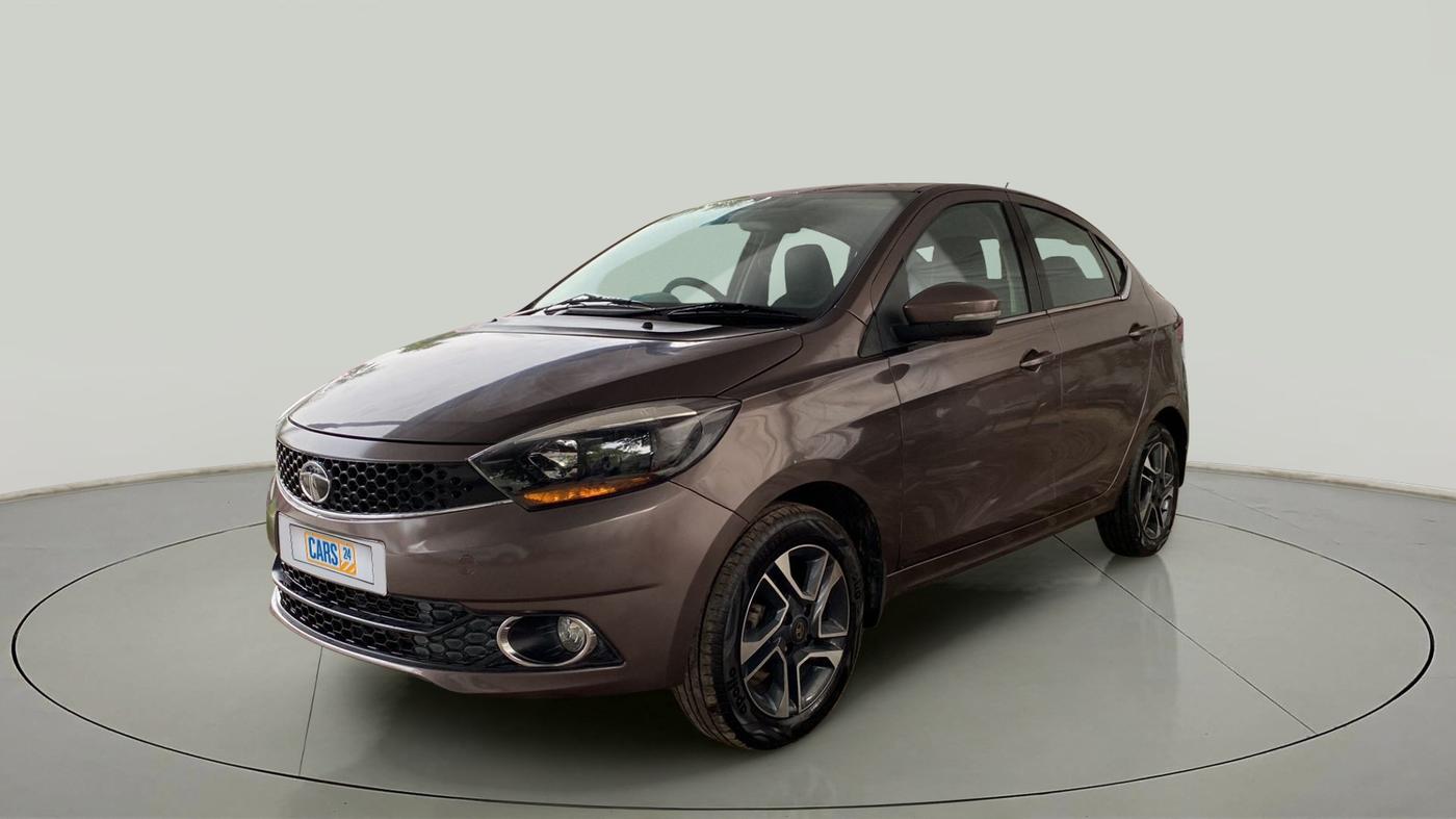 2017 Tata TIGOR XZ PETROL, Petrol, Manual, 95,488 km, Left Front Diagonal
