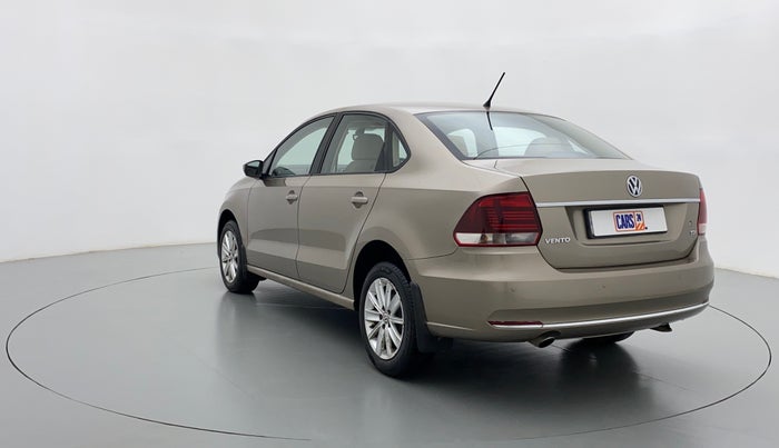 2017 Volkswagen Vento HIGHLINE TDI AT, Diesel, Automatic, 64,522 km, Left Back Diagonal