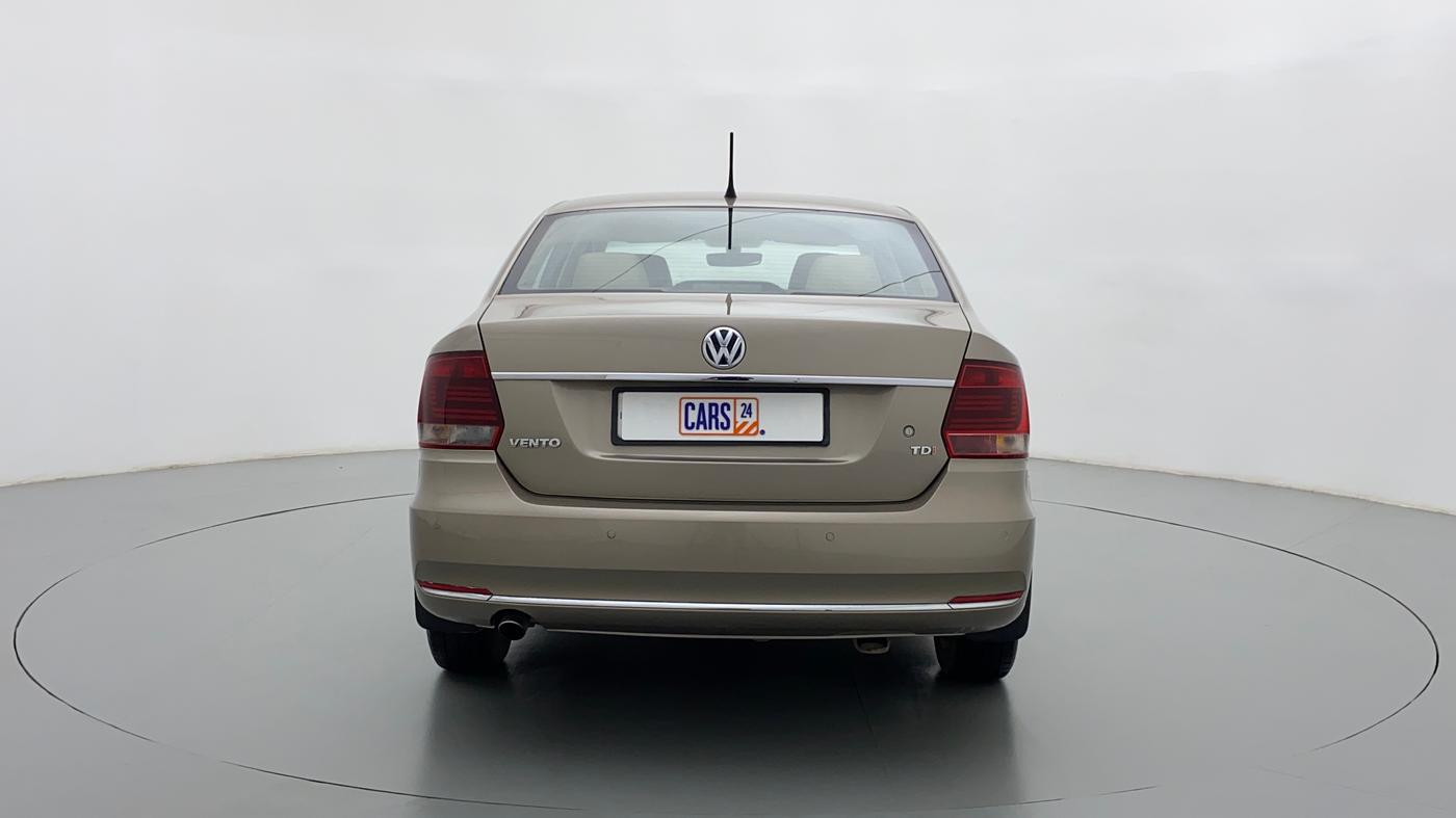 2017 Volkswagen Vento HIGHLINE TDI AT, Diesel, Automatic, 64,522 km, Back/Rear