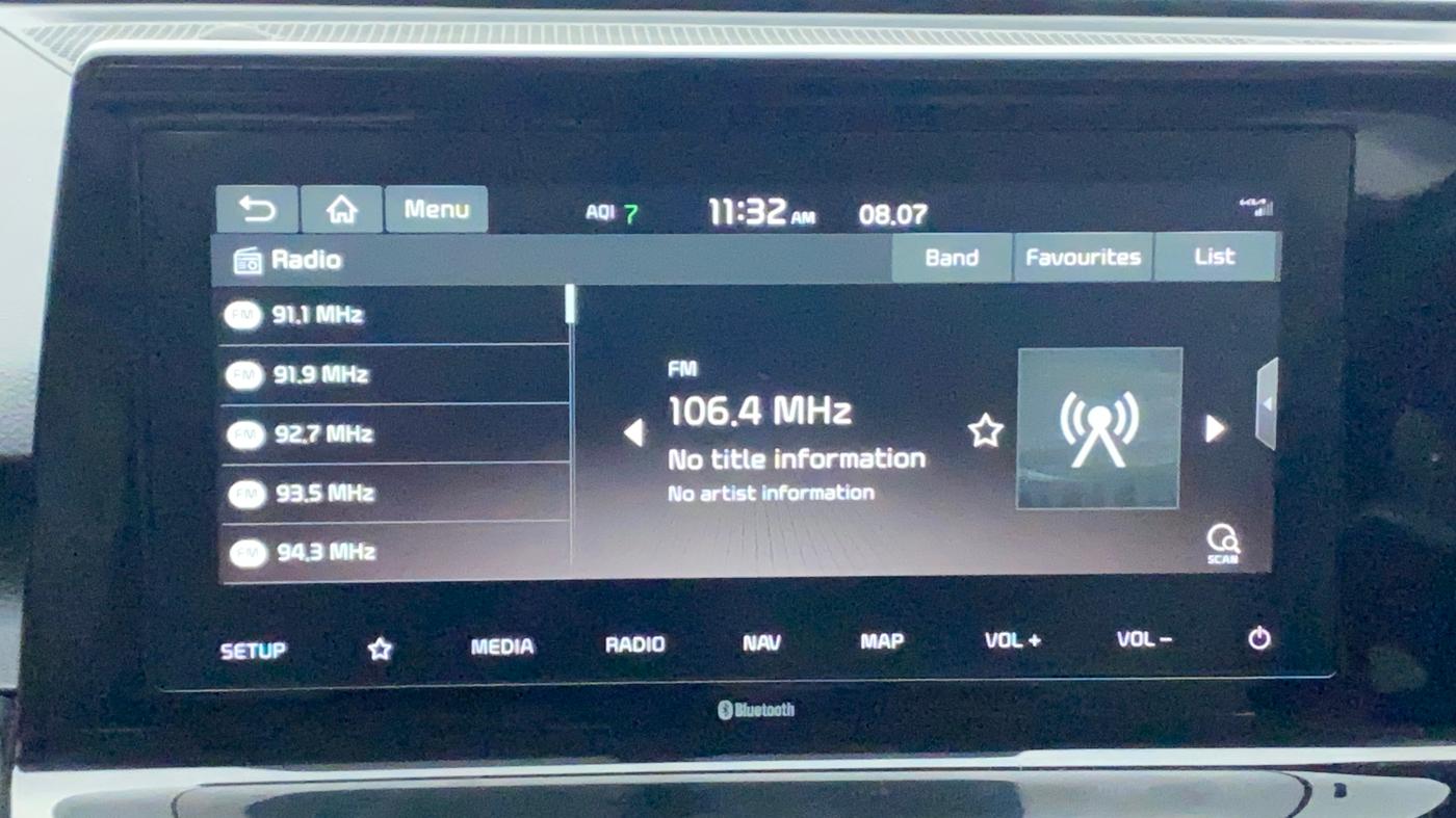 2022 KIA SELTOS HTX 1.5 CVT PETROL, Petrol, Automatic, 26,818 km, Infotainment System