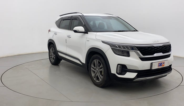 2022 KIA SELTOS HTX 1.5 CVT PETROL, Petrol, Automatic, 26,818 km, Right Front Diagonal
