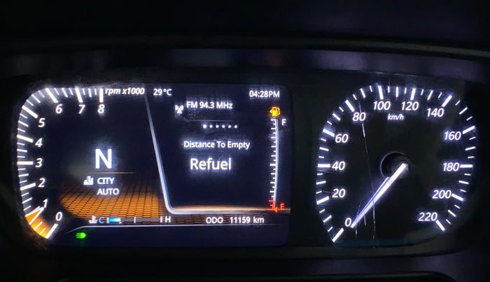 2022 Tata PUNCH CREATIVE AMT 1.2 RTN DUAL TONE, Petrol, Automatic, 11,206 km, Odometer Image