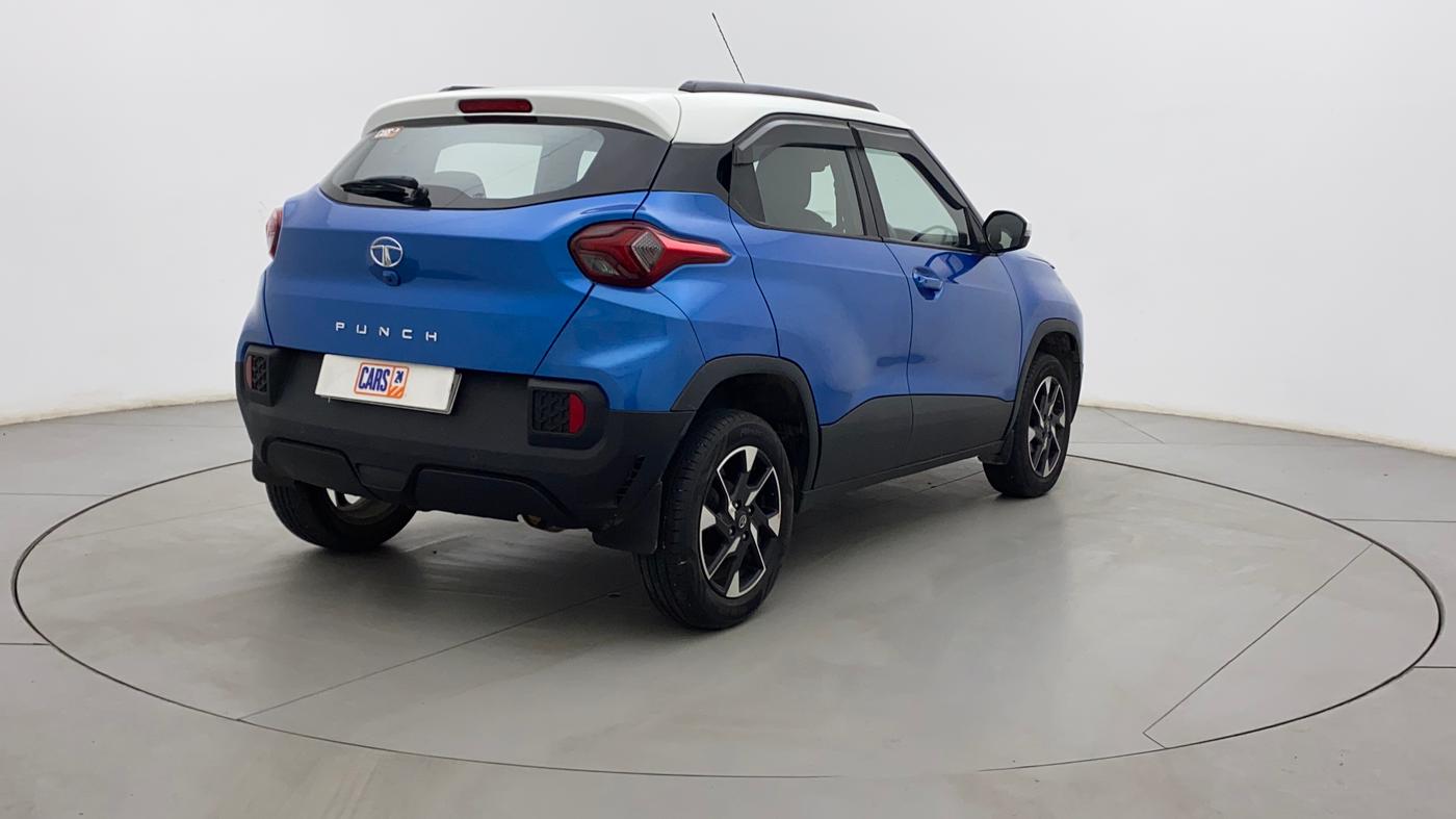 2022 Tata PUNCH CREATIVE AMT 1.2 RTN DUAL TONE, Petrol, Automatic, 11,206 km, Right Back Diagonal