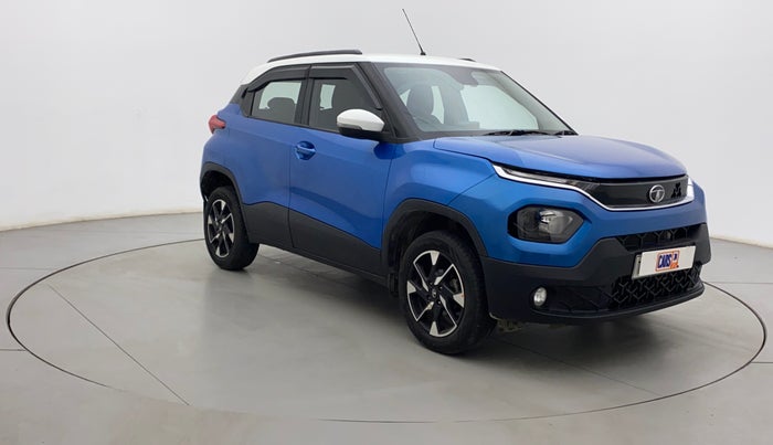 2022 Tata PUNCH CREATIVE AMT 1.2 RTN DUAL TONE, Petrol, Automatic, 11,206 km, Right Front Diagonal