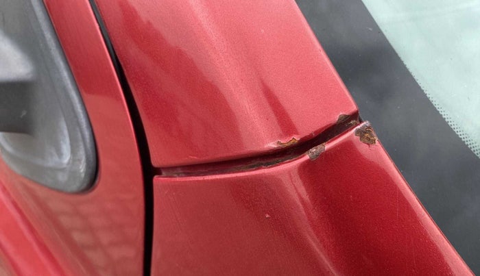 2015 Datsun Go Plus T, Petrol, Manual, 64,752 km, Right A pillar - Slightly rusted