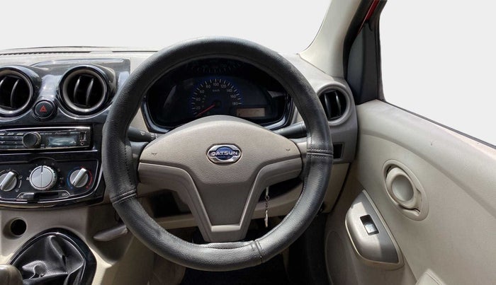 2015 Datsun Go Plus T, Petrol, Manual, 64,752 km, Steering Wheel Close Up