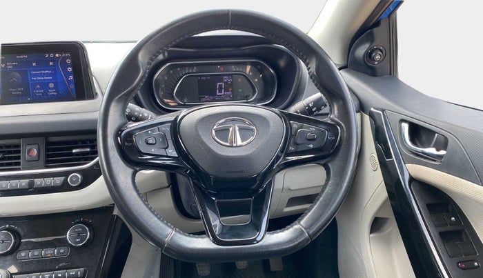 2020 Tata NEXON XZ PLUS (O) PETROL DUAL TONE, Petrol, Manual, 23,529 km, Steering Wheel Close Up