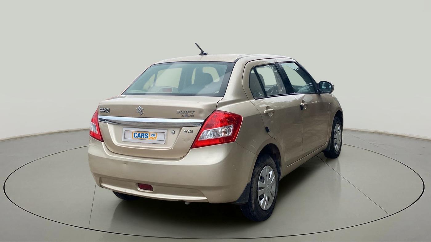 2014 Maruti Swift Dzire VXI, Petrol, Manual, 1,24,716 km, Right Back Diagonal