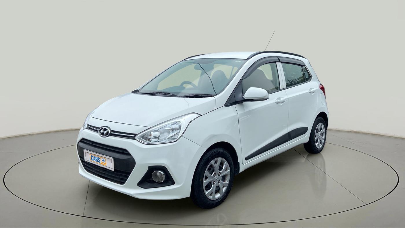 2016 Hyundai Grand i10 SPORTZ 1.2 KAPPA VTVT, Petrol, Manual, 70,917 km, Left Front Diagonal