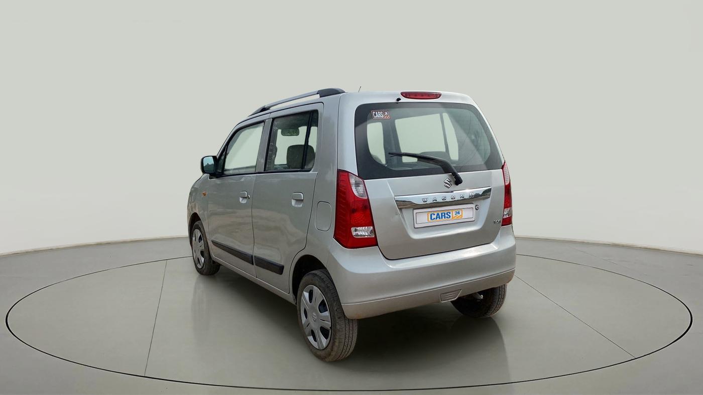 2018 Maruti Wagon R 1.0 VXI AMT, Petrol, Automatic, 64,157 km, Left Back Diagonal
