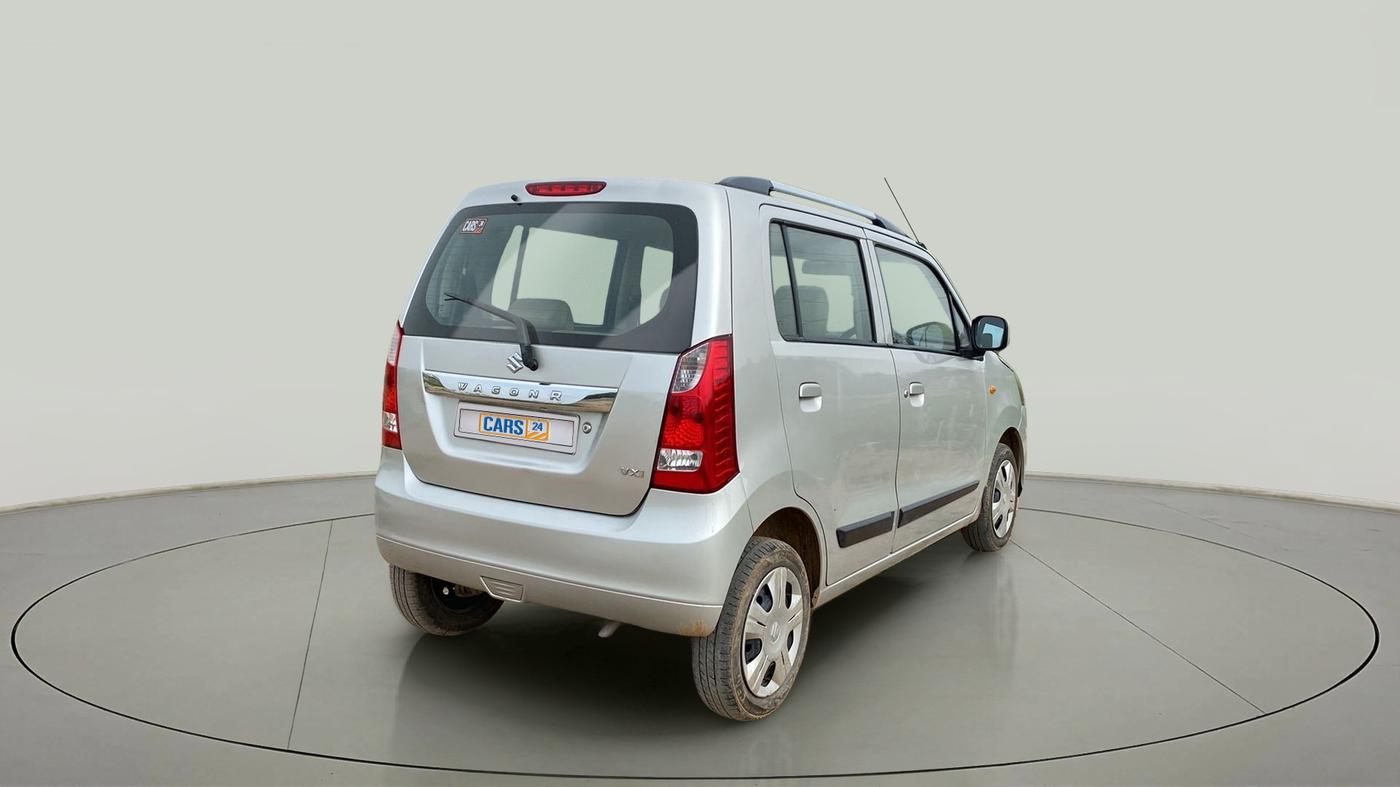 2018 Maruti Wagon R 1.0 VXI AMT, Petrol, Automatic, 64,157 km, Right Back Diagonal