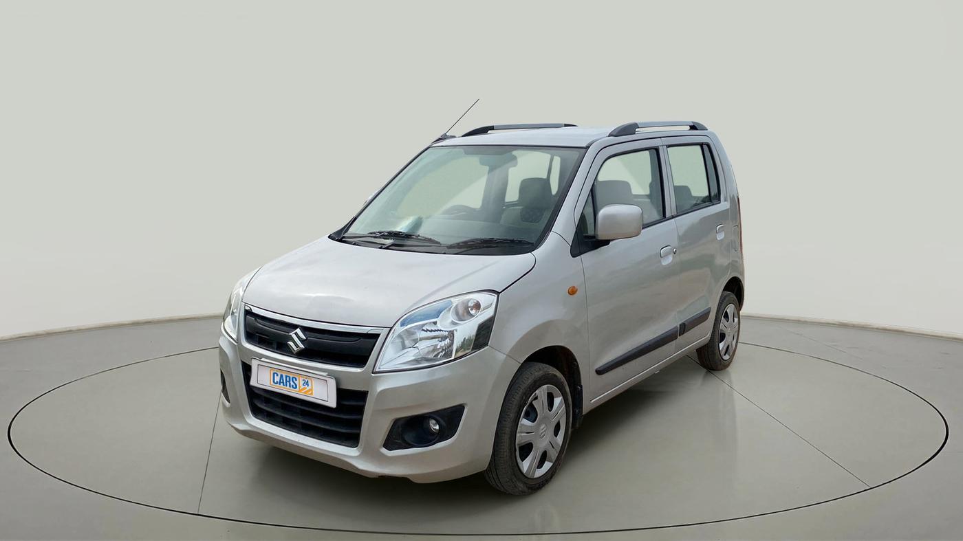 2018 Maruti Wagon R 1.0 VXI AMT, Petrol, Automatic, 64,157 km, Left Front Diagonal