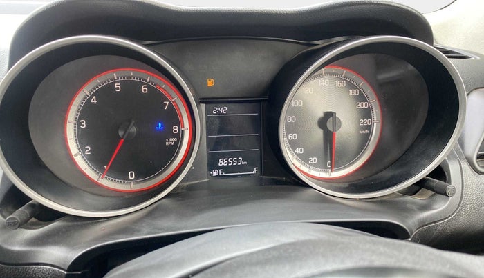 2018 Maruti Swift VXI, Petrol, Manual, 86,531 km, Odometer Image