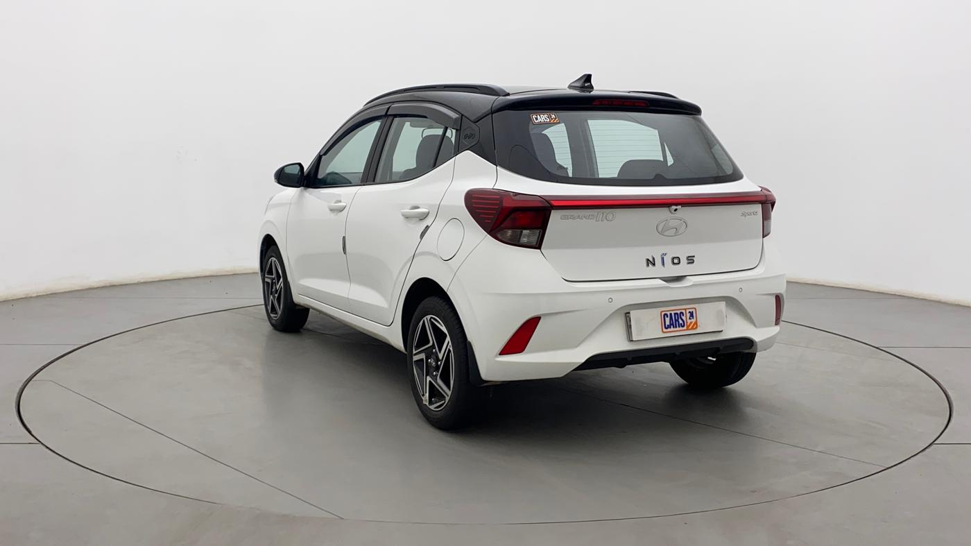 2023 Hyundai GRAND I10 NIOS SPORTZ 1.2 KAPPA VTVT DUAL TONE, Petrol, Manual, 8,830 km, Left Back Diagonal