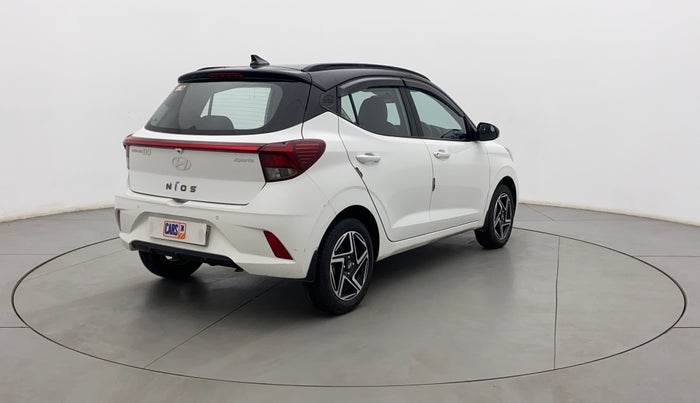 2023 Hyundai GRAND I10 NIOS SPORTZ 1.2 KAPPA VTVT DUAL TONE, Petrol, Manual, 8,830 km, Right Back Diagonal