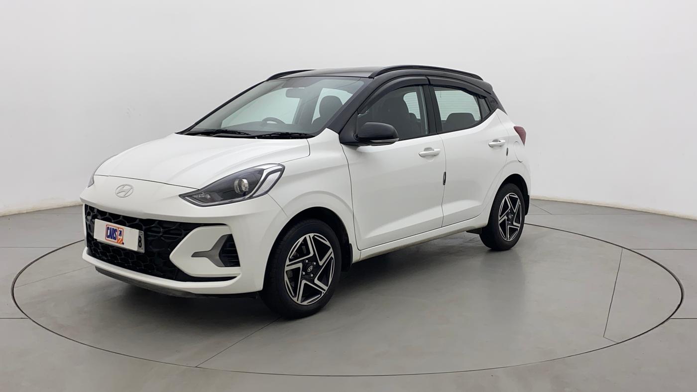 2023 Hyundai GRAND I10 NIOS SPORTZ 1.2 KAPPA VTVT DUAL TONE, Petrol, Manual, 8,830 km, Left Front Diagonal