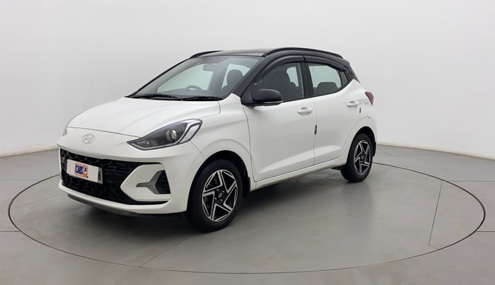 2023 Hyundai GRAND I10 NIOS SPORTZ 1.2 KAPPA VTVT DUAL TONE, Petrol, Manual, 8,830 km, Left Front Diagonal