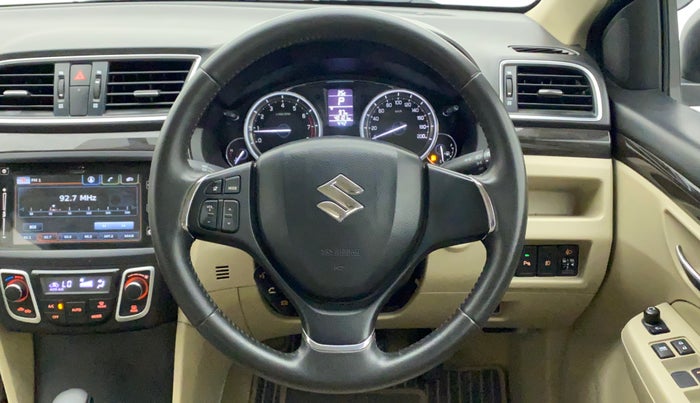 2018 Maruti Ciaz ALPHA  AT 1.4  PETROL, Petrol, Automatic, 40,101 km, Steering Wheel Close Up